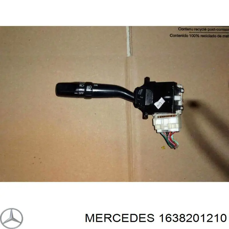 Купить 1638201210 Mercedes Кнопочный блок управления стеклоподъемником центральной консоли