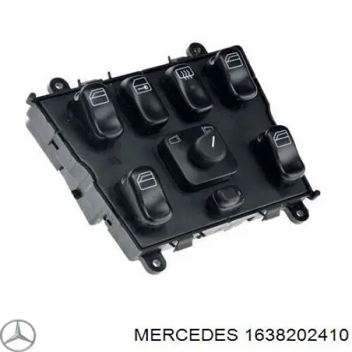 1638202410 Mercedes кнопочный блок управления стеклоподъемником центральной консоли