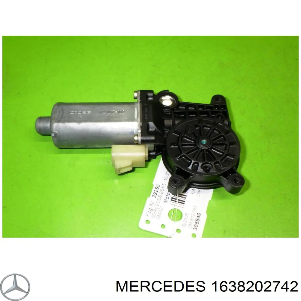 Мотор стеклоподъемника водительской двери Mercedes A1638200342 цена, от 19.75 USD