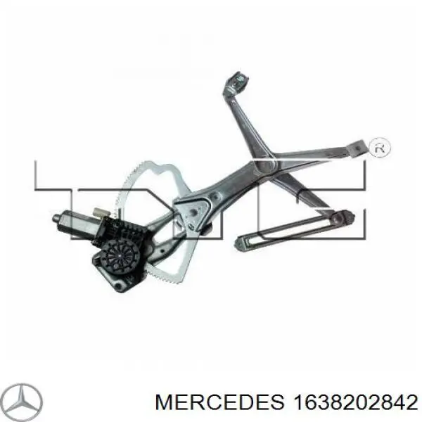 Motor de acionamento de vidro da porta dianteira direita para Mercedes ML/GLE (W163)