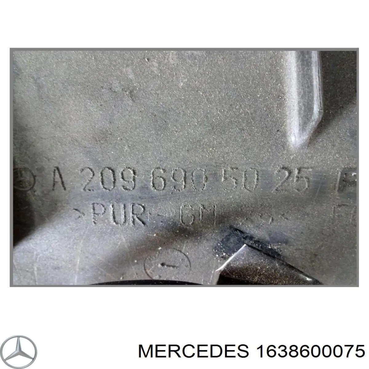 Каркасная шторка багажного отсека Mercedes A1638600275