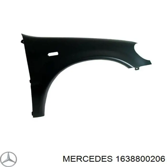 1638800206 Mercedes крыло переднее правое