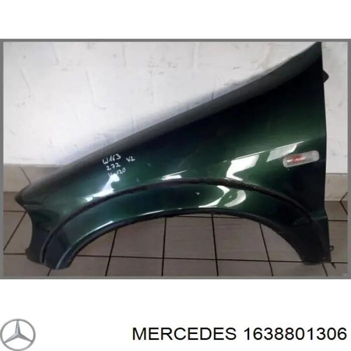 1638801306 Mercedes pára-lama dianteiro esquerdo