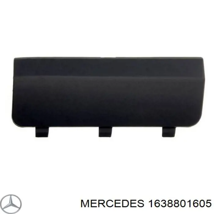 1638801605 Mercedes заглушка бампера буксировочного крюка задняя