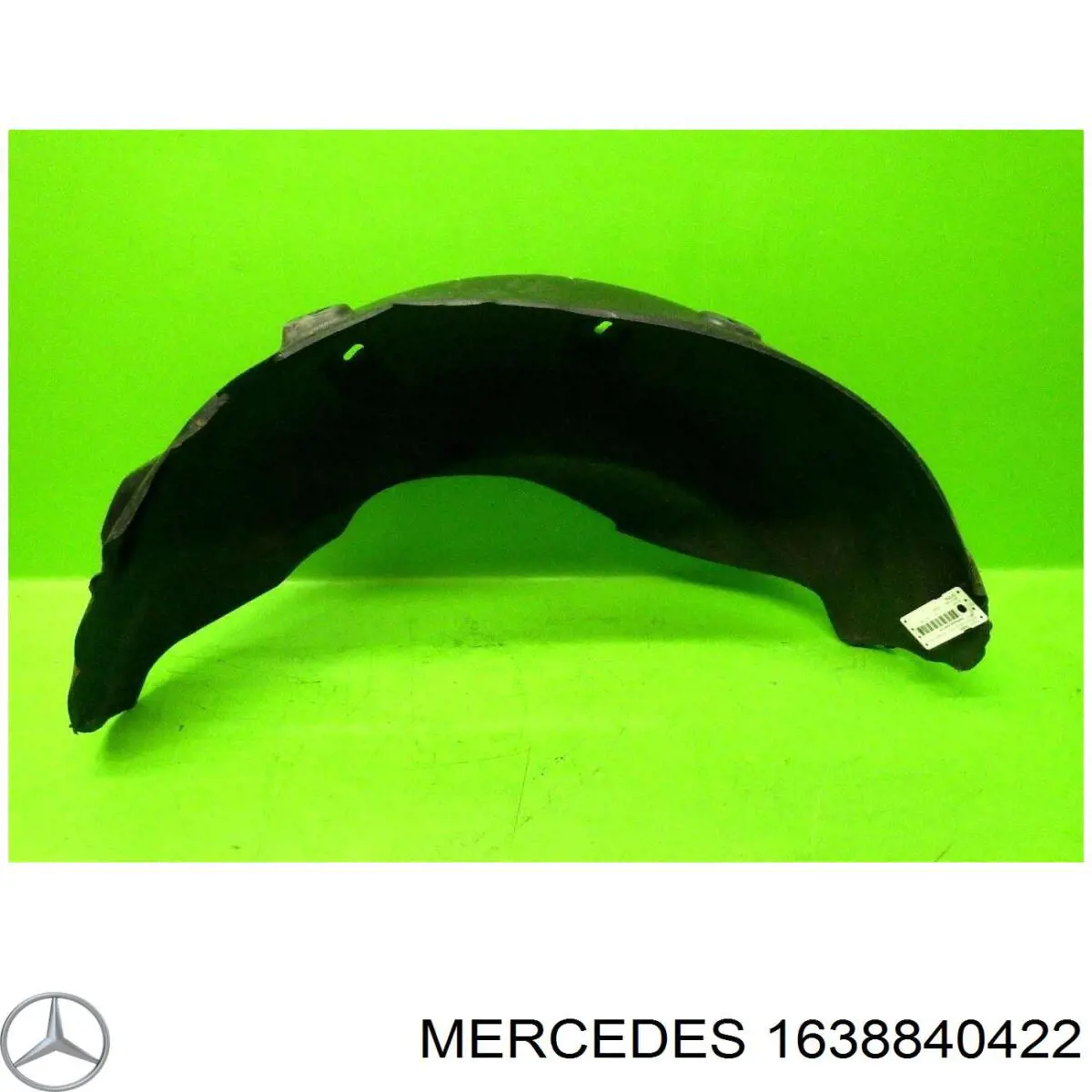 Guarda-barras do pára-lama traseiro direito para Mercedes ML/GLE (W163)