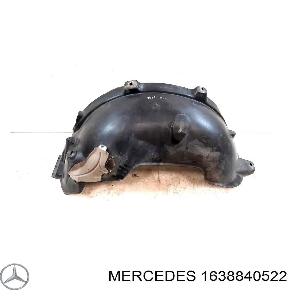 Guarda-barras esquerdo do pára-lama dianteiro para Mercedes ML/GLE (W163)