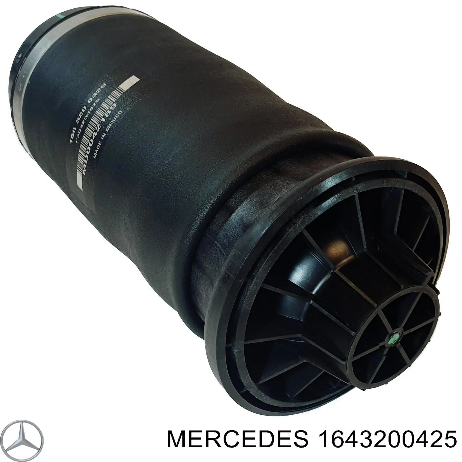 Купить 1643200425 Mercedes Пневмоподушка (пневморессора) моста заднего
