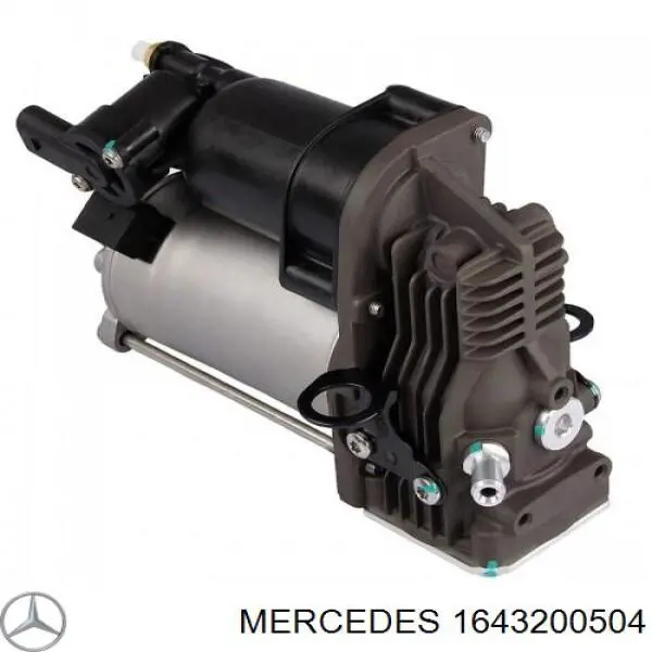 1643200504 Mercedes compressor de bombeio pneumático (de amortecedores)