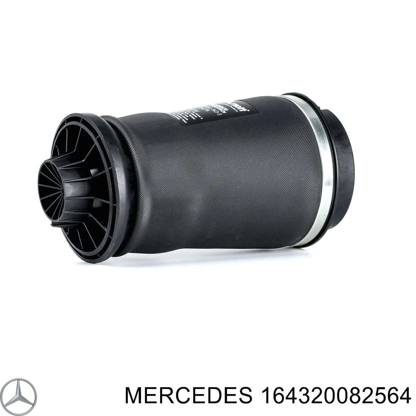 164320082564 Mercedes coxim pneumático (suspensão de lâminas pneumática do eixo traseiro)