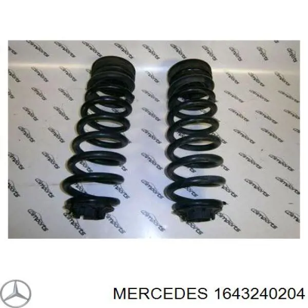 1643240204 Mercedes пружина задняя