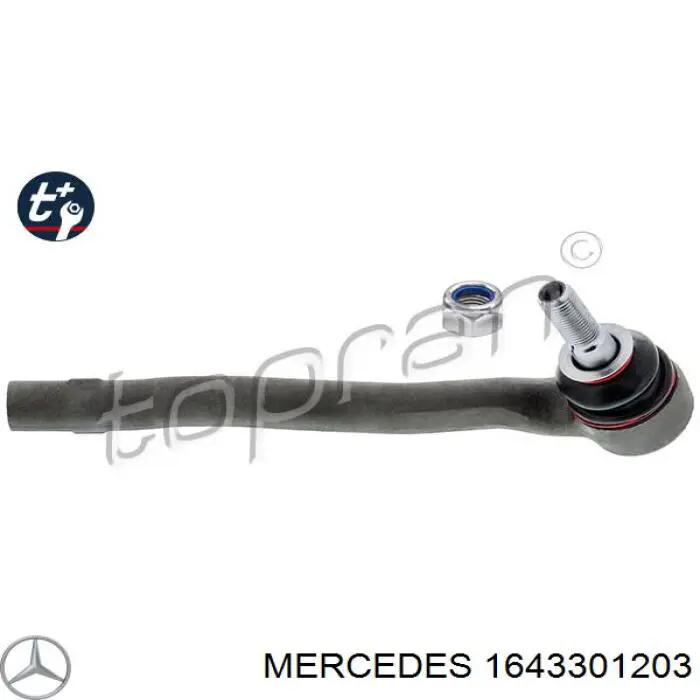 1643301203 Mercedes наконечник рулевой тяги внешний