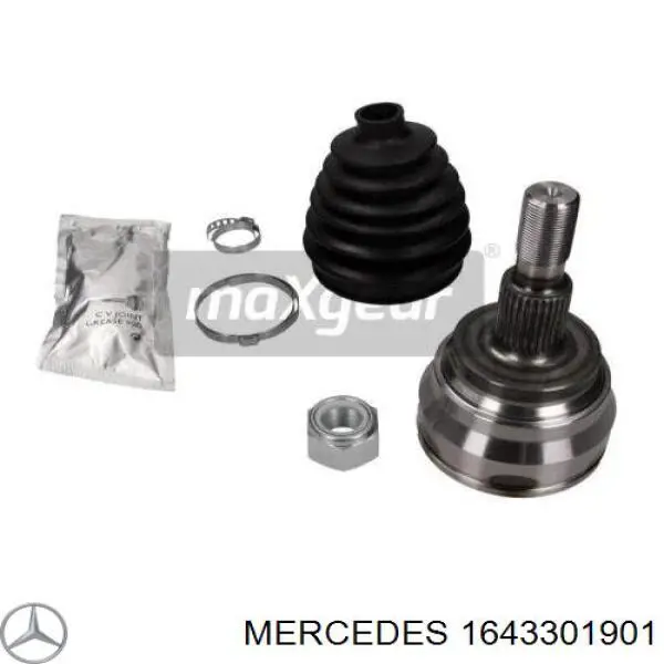 1643301901 Mercedes semieixo (acionador dianteiro direito)