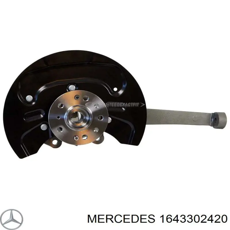 Цапфа поворотного кулака на Mercedes ML/GLE (W164)