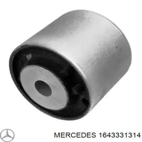 1643331314 Mercedes сайлентблок (подушка редуктора переднего моста передний левый)