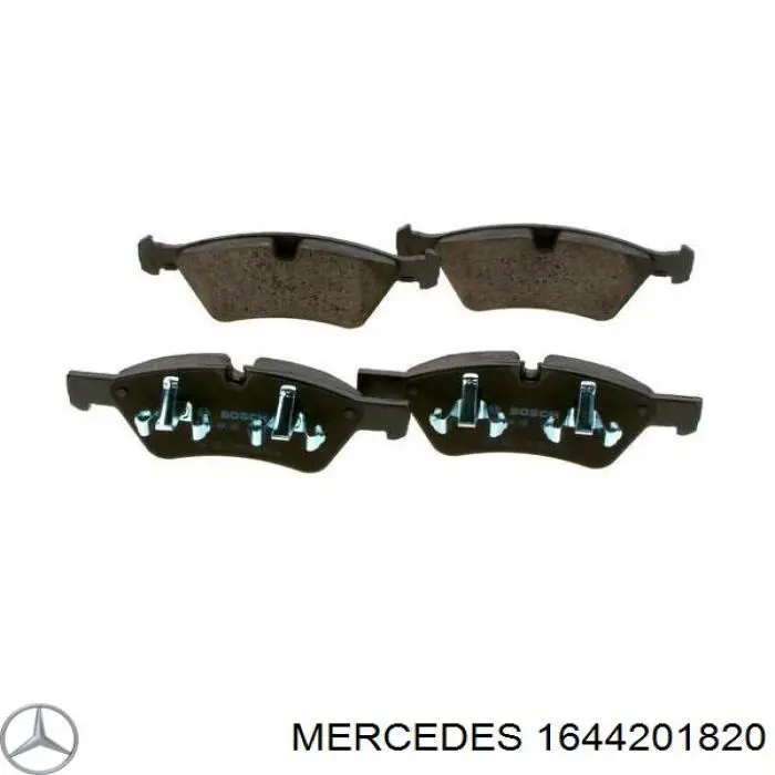 1644201820 Mercedes колодки тормозные передние дисковые