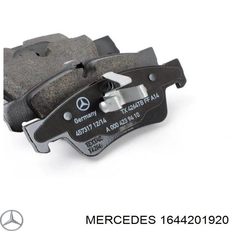 Задние тормозные колодки 1644201920 Mercedes