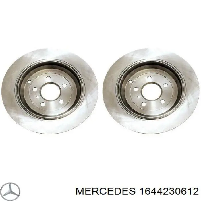 1644230612 Mercedes диск тормозной задний