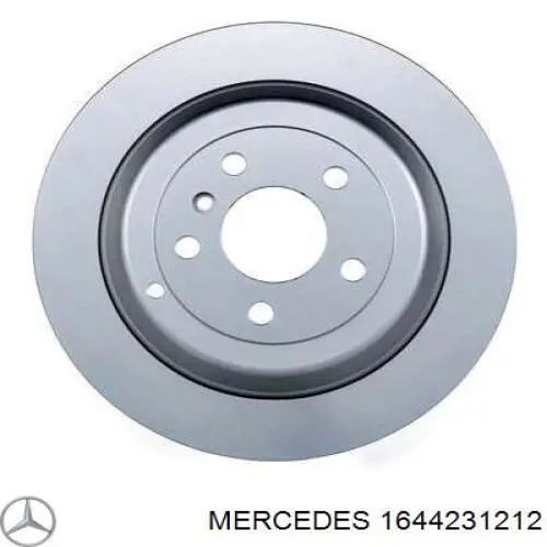 Купить 1644231212 Mercedes Диск тормозной задний