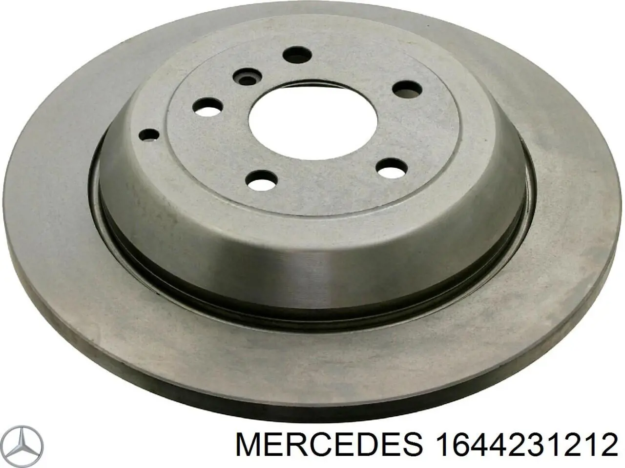 1644231212 Mercedes диск тормозной задний