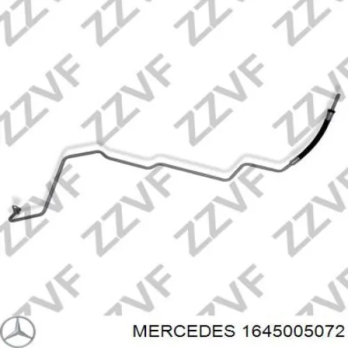 Шланг охлаждения автоматической коробки передач на Mercedes ML/GLE (W164)