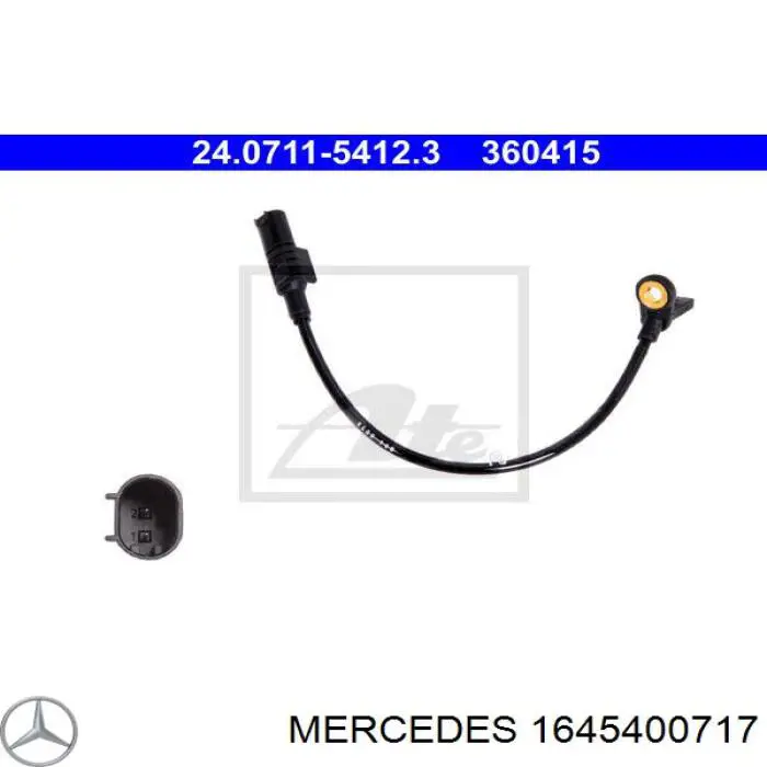 Купить 1645400717 Mercedes Датчик АБС задний