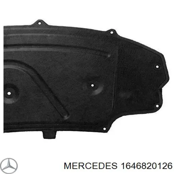 Шумоизоляция капота на Mercedes ML/GLE (W164)
