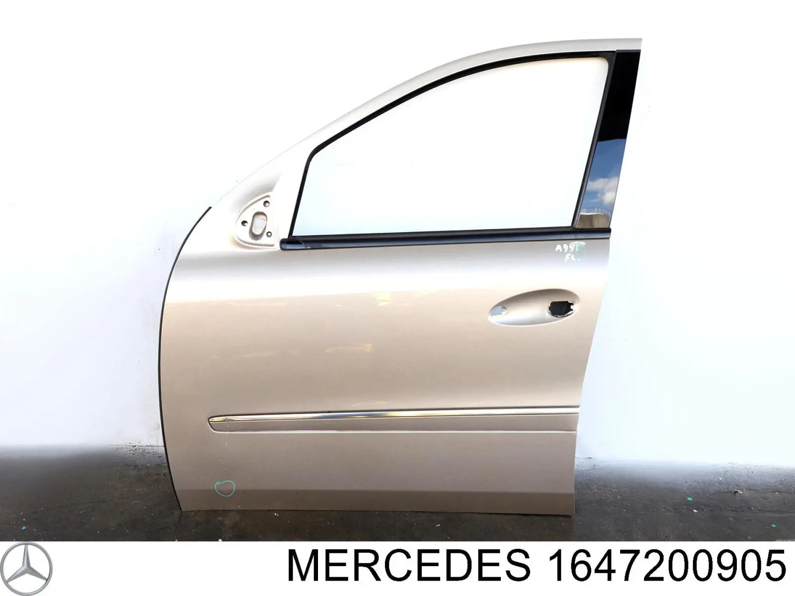 Передняя левая дверь Мерседес-бенц МЛ/ГЛЕ W164 (Mercedes ML/GLE)