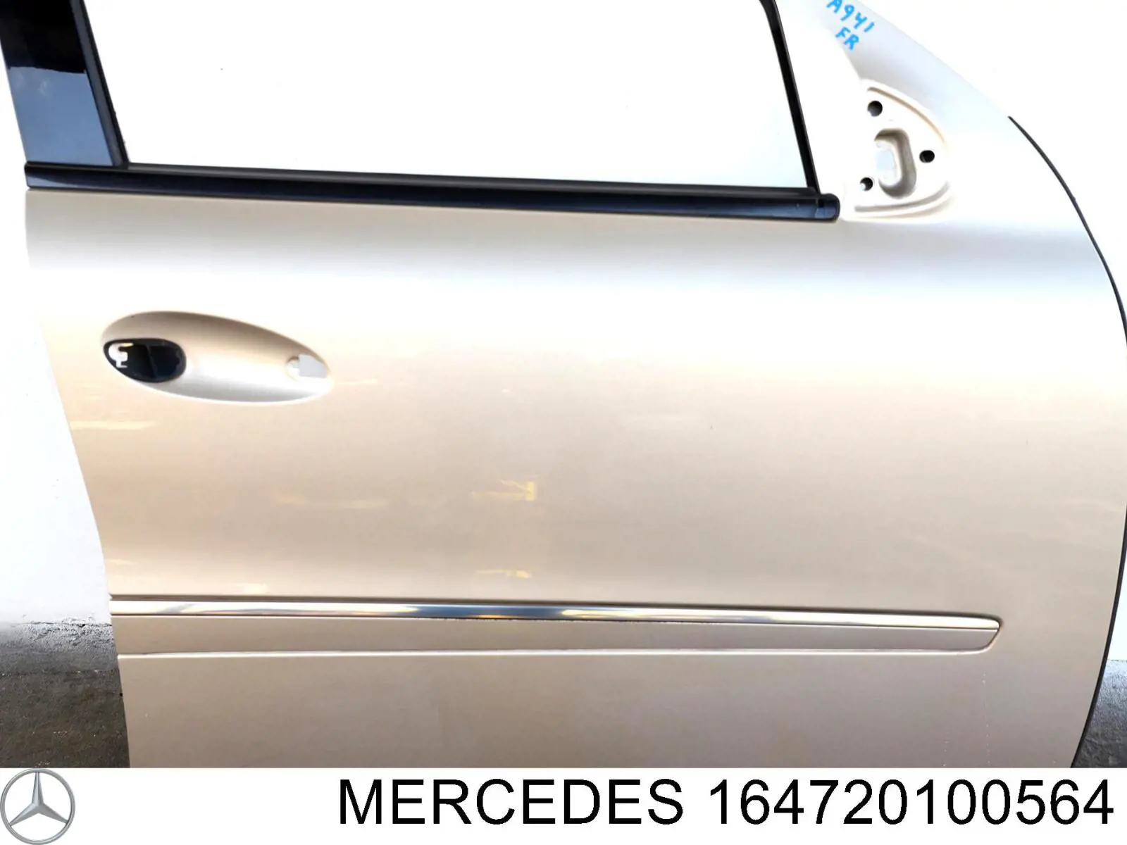 Передняя правая дверь Мерседес-бенц МЛ/ГЛЕ W164 (Mercedes ML/GLE)