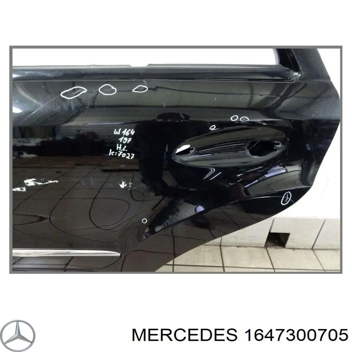 Дверь задняя, левая Mercedes 1647300705 цена, от 60.81 USD