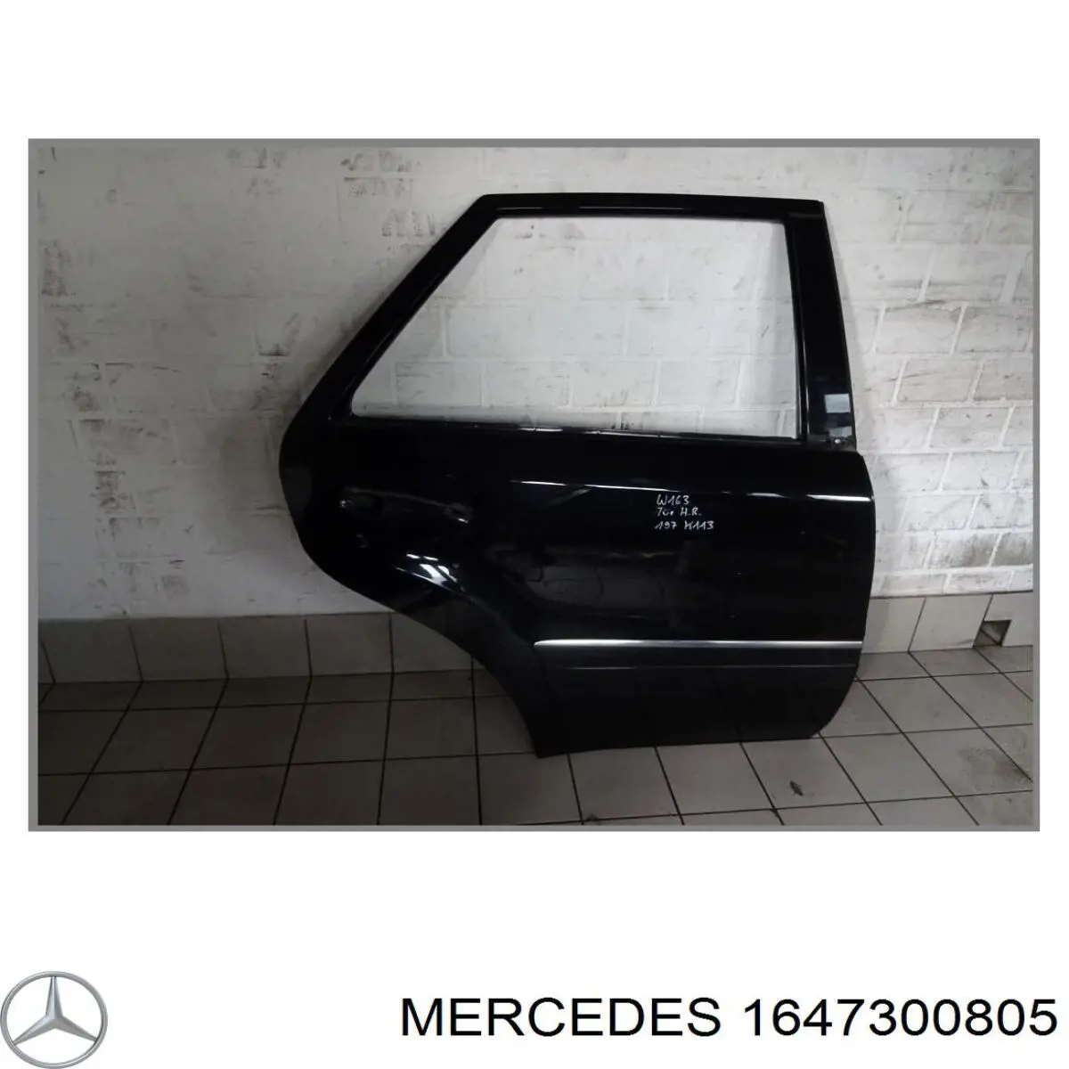 Купить 1647300805 Mercedes Дверь задняя в сборе