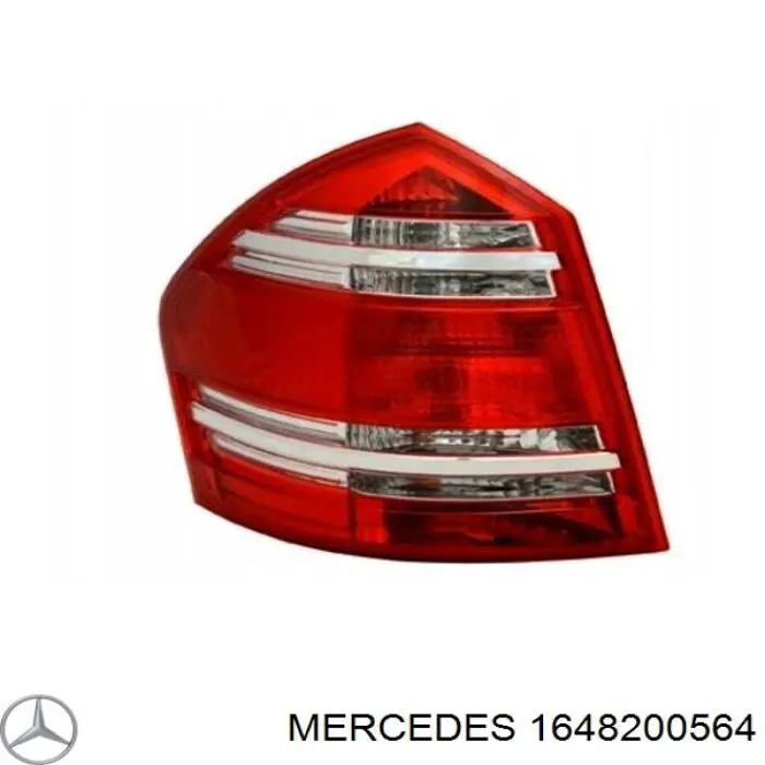 1648204164 Mercedes фонарь задний левый