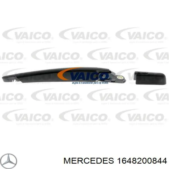 1648200844 Mercedes braço de limpa-pára-brisas de vidro traseiro