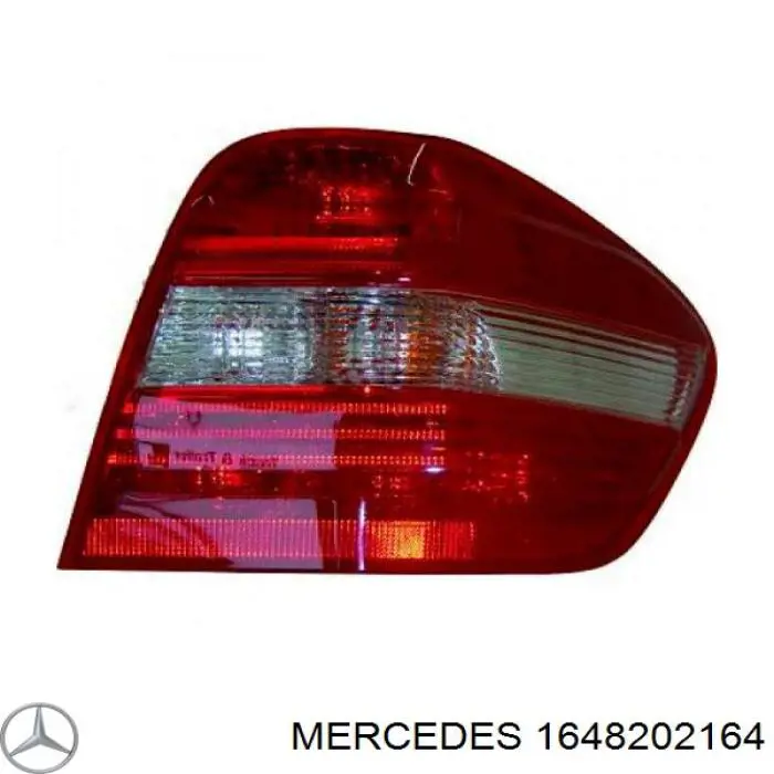 Фонарь задний левый 1648202164 Mercedes