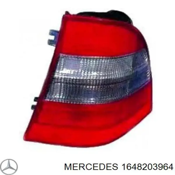 1648203964 Mercedes lanterna traseira esquerda