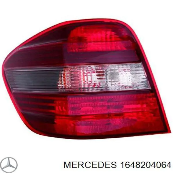 Фонарь задний правый 1648204064 Mercedes