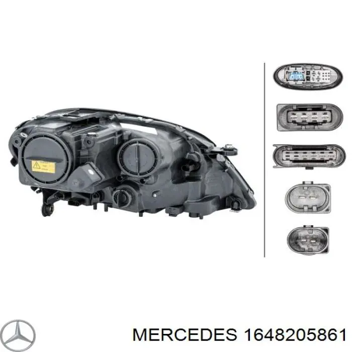 Фара левая 1648205861 Mercedes