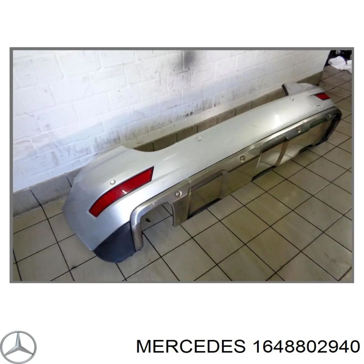 Бампер задний, верхняя часть Mercedes 1648802940 цена, от 31.04 USD