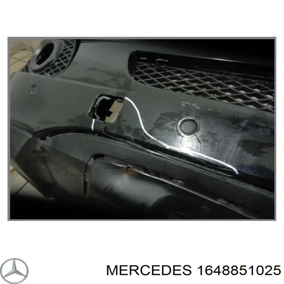 Купить 1648851025 Mercedes Буфер (бампер) передний