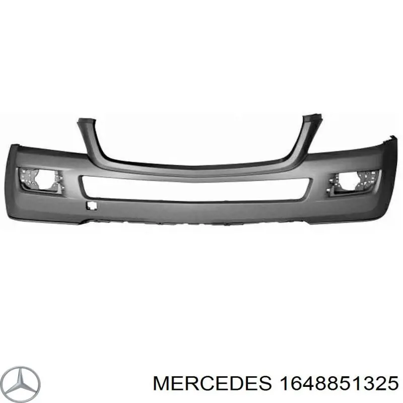 1648851325 Mercedes передний бампер