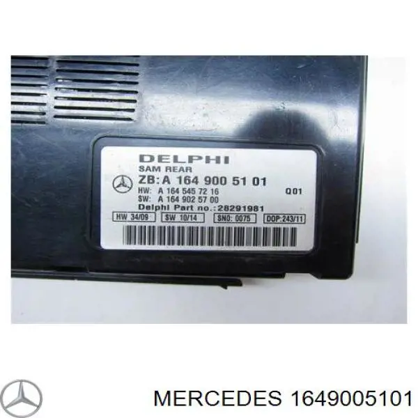 A1649004500 Mercedes блок управления сигналами sam