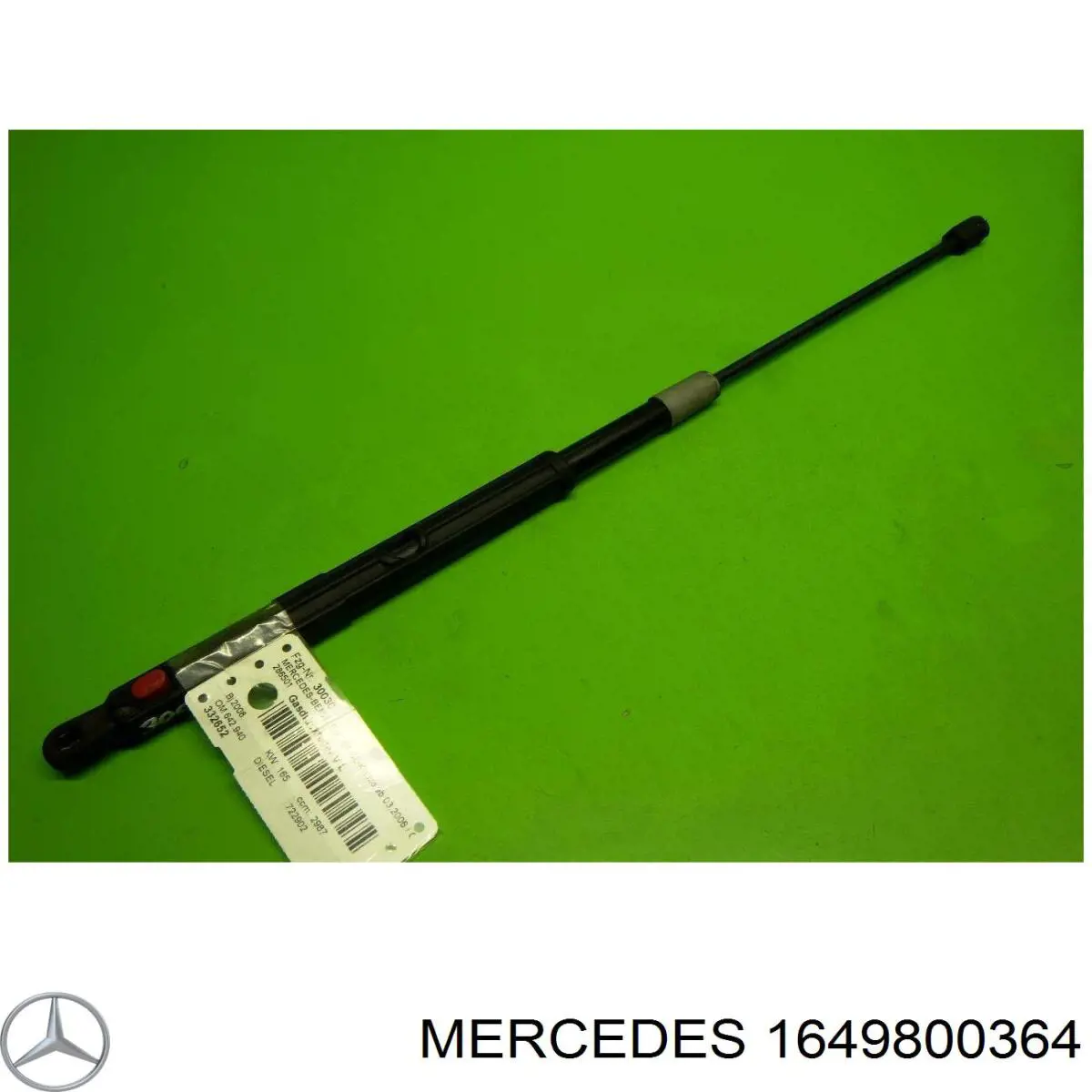 Опора капота левая Mercedes 1649800364 цена, от 25.40 USD