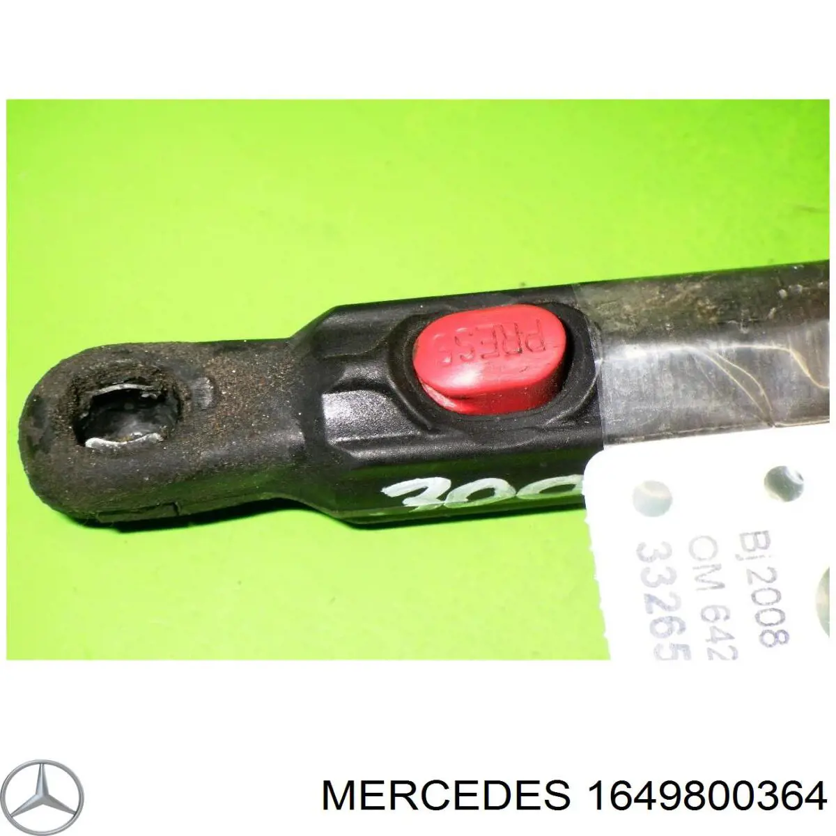 Купить 1649800364 Mercedes Амортизатор капота левый