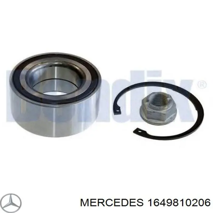 Комплект подшипника ступицы колеса Mercedes 1649810206 цена, от 53.13 USD