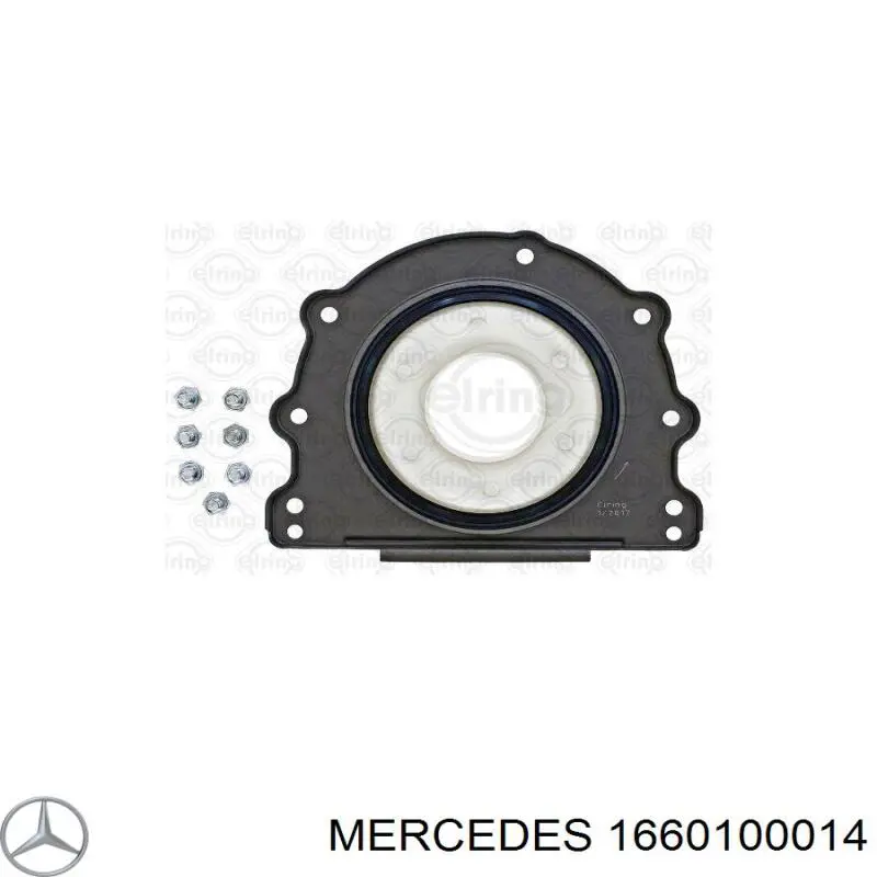 Сальник коленвала двигателя задний 1660100014 Mercedes