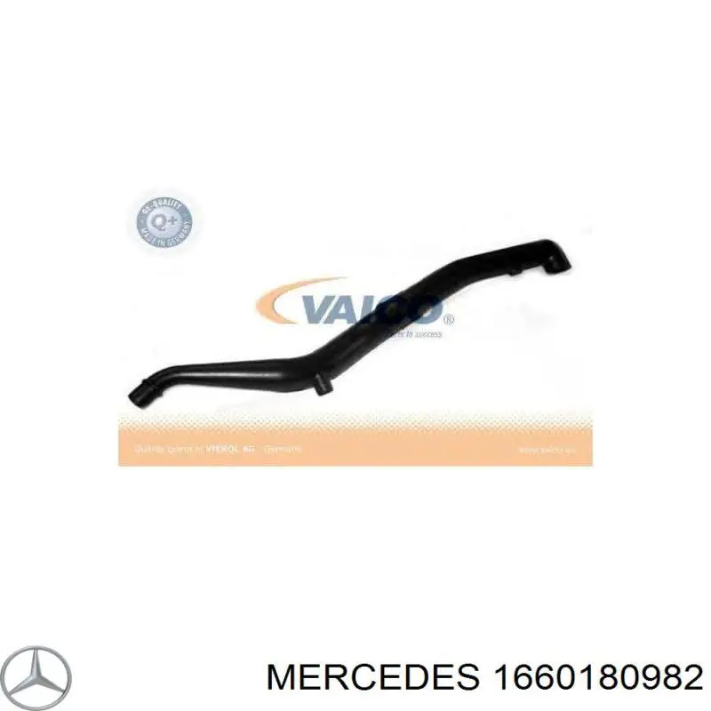 Купить 1660180982 Mercedes Трубка картера воздушная