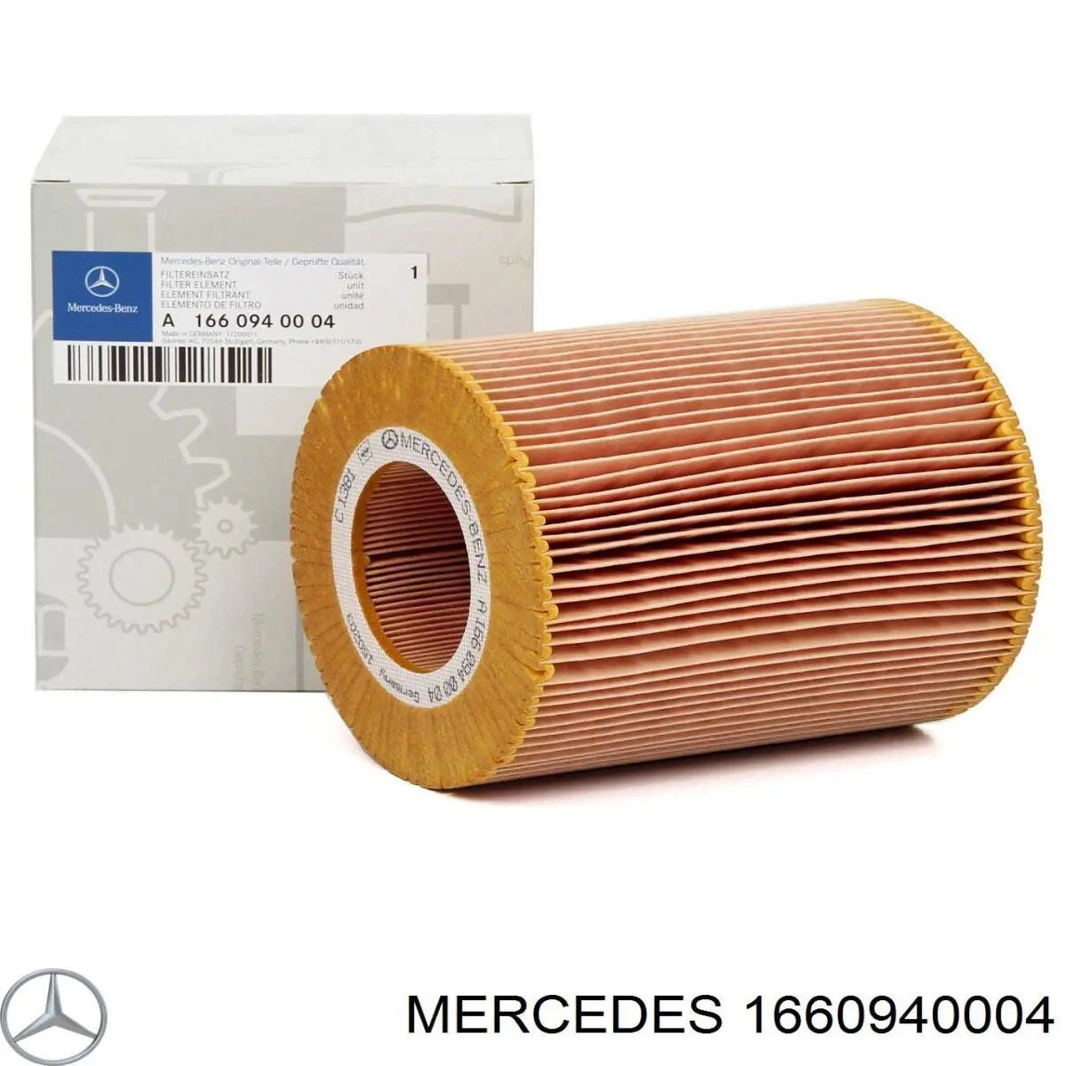 1660940004 Mercedes воздушный фильтр
