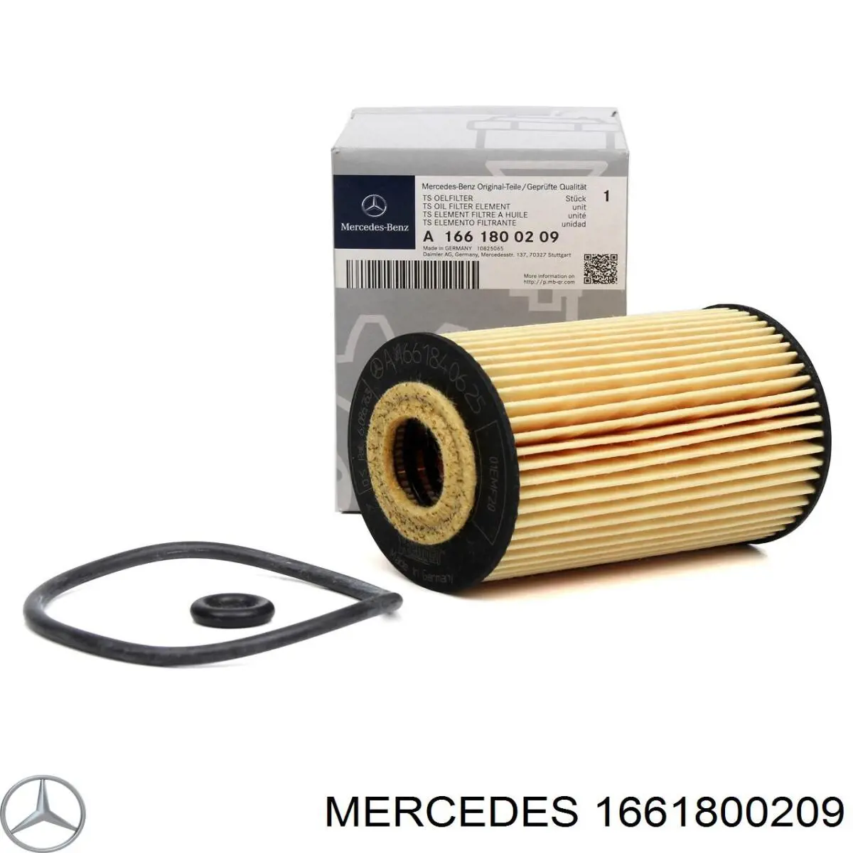 1661800209 Mercedes масляный фильтр