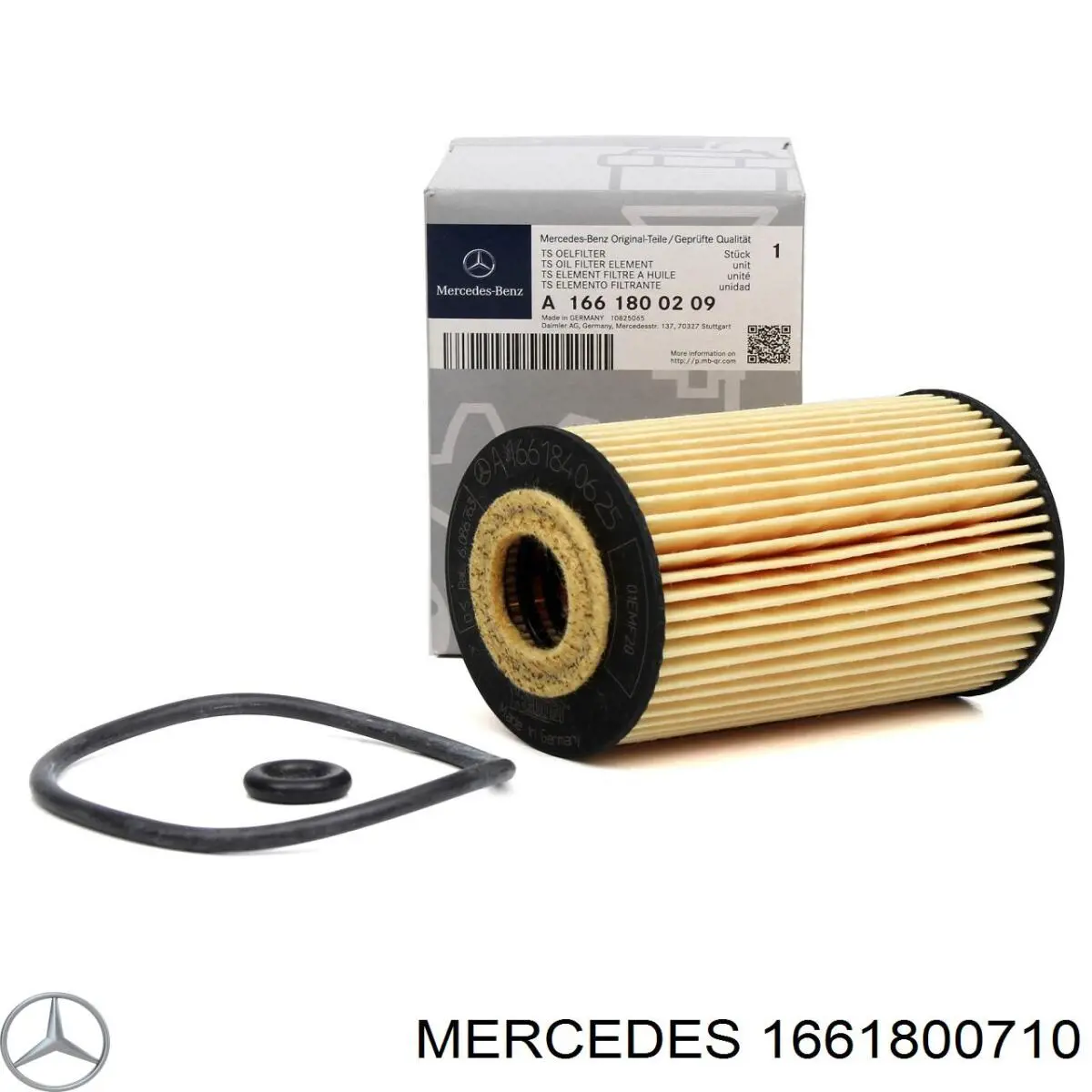 1661800710 Mercedes корпус масляного фильтра