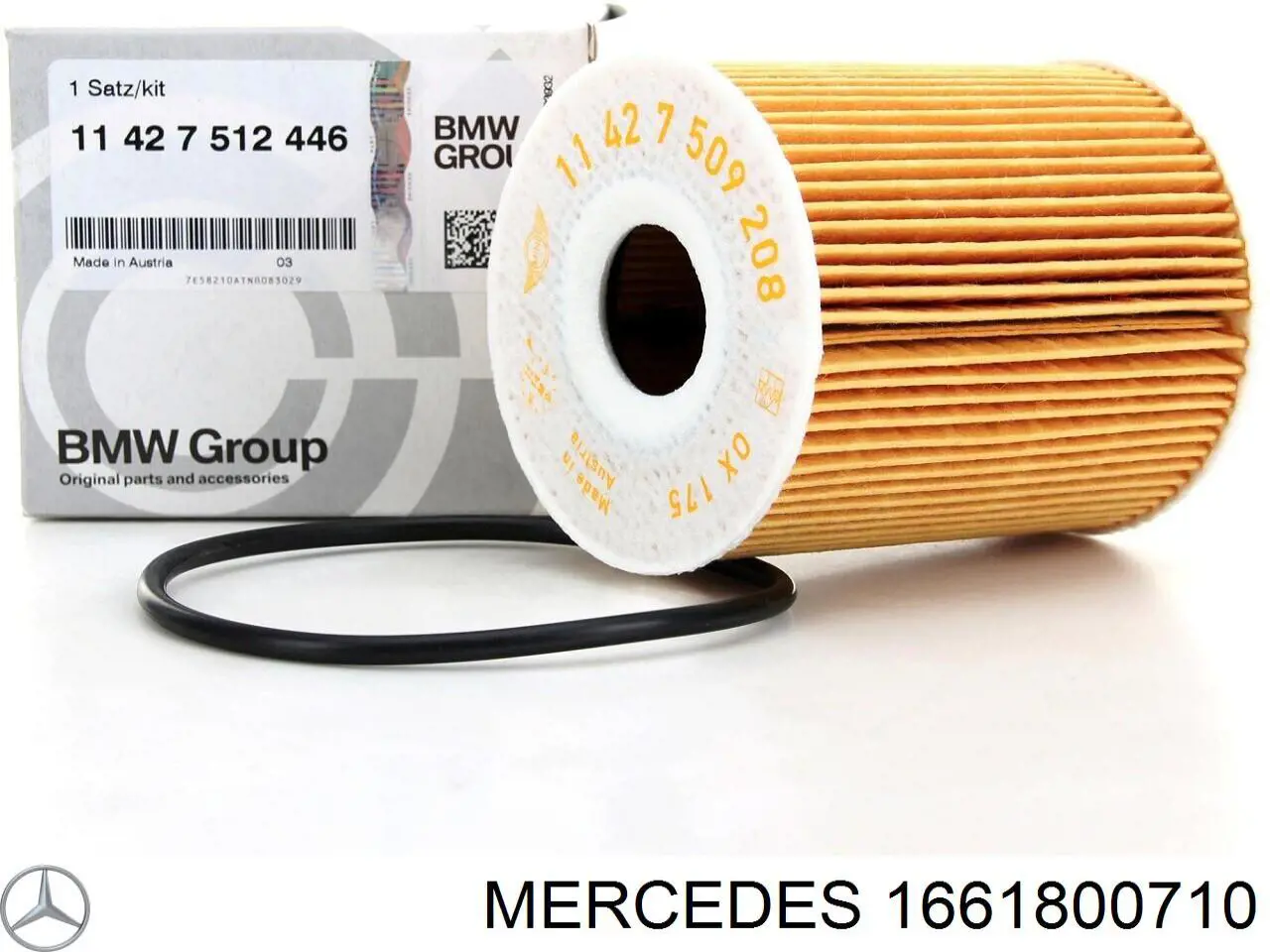 Корпус масляного фильтра 1661800710 Mercedes