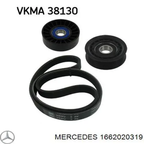 Купить 1662020319 Mercedes Паразитный ролик